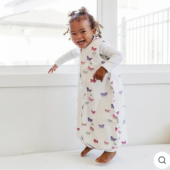 Woolino 4 Season Baby Sleep Bag with Butterfly print age 6-18 months - Picture 3 of 8